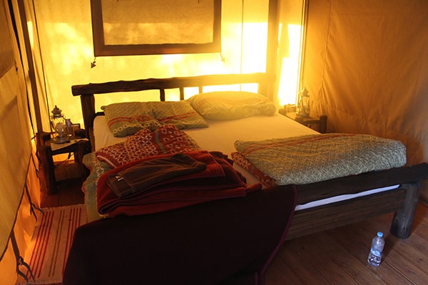 Fotografie:manželská postel safari Dvůr Králové