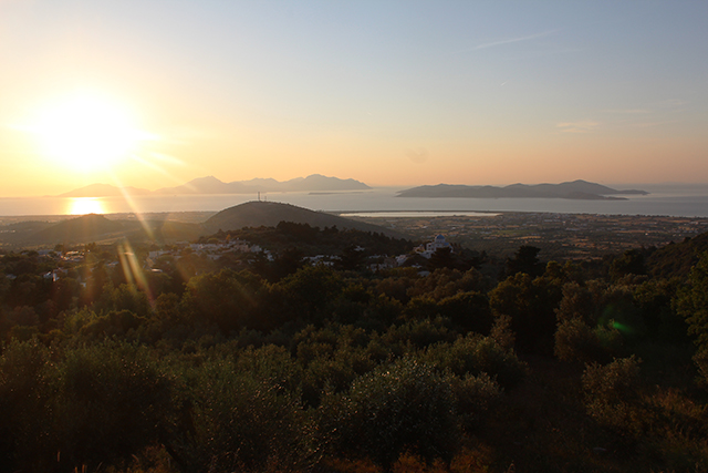 Foto: západ slunce Zia řecko Kos