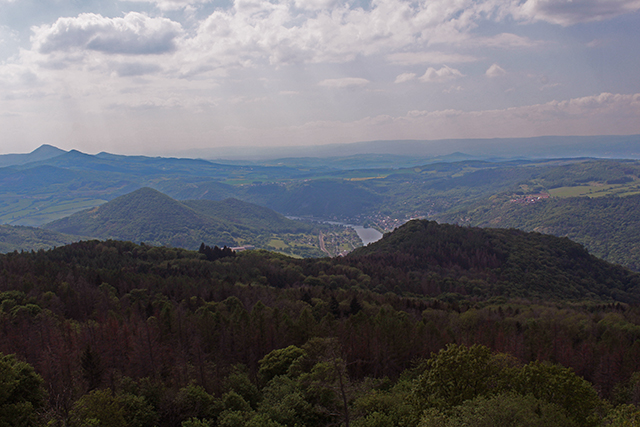 Fotografie: výhled z rozhledny Varhošť 