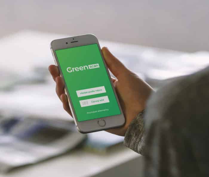 GreenScan mobilní aplikace